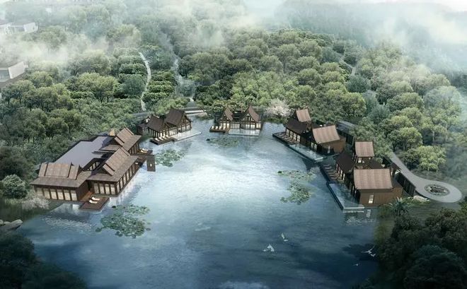 酒店景观效果图设计：打造宾雷竞技(RAYBET)至如归的庭院风情(图2)